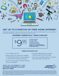 Get up to 6 months of Free Home Internet | Baltimore City Department of